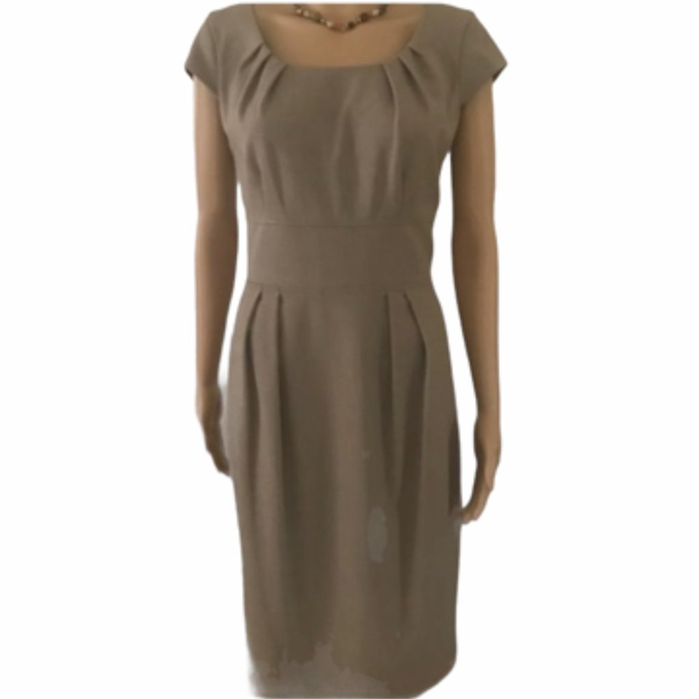 Calvin Klein Career dress, Tan fully lined size 8